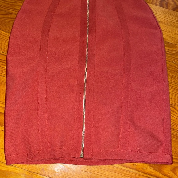 Bodycon Dress in RUST - Picture 12 of 12